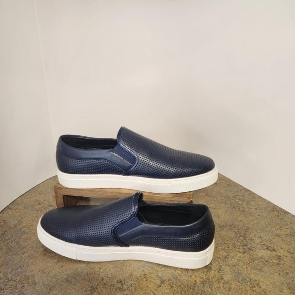 SL by Supply Lab Men's Riley Slip On Sneakers 8.5 Navy Blue‎